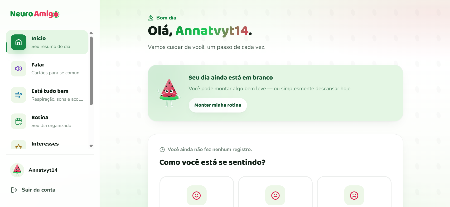 Preview do site NeuroAmigo